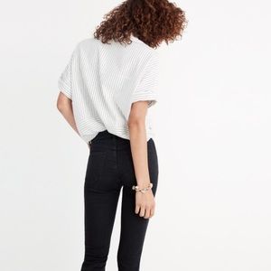Madewell skinny skinny ankle jeans 27 black
